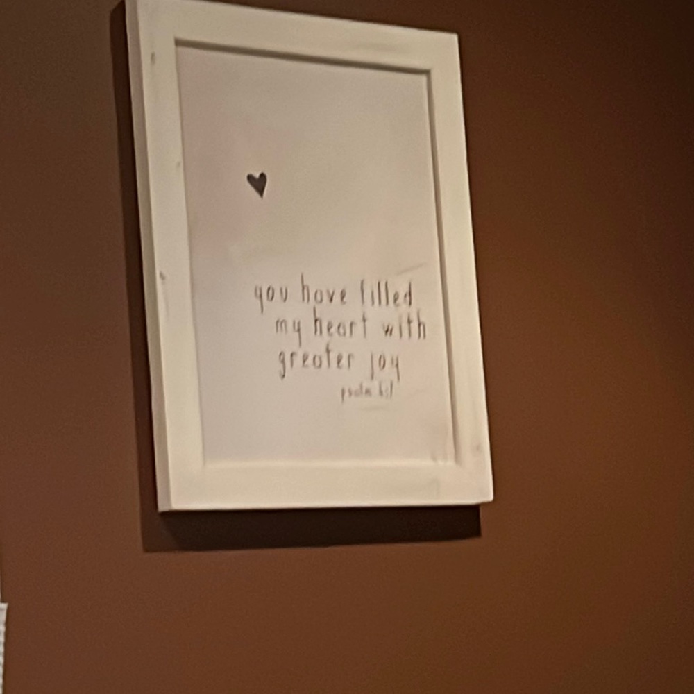 Framed words/art